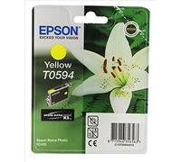 Epson T0594 Cartuccia a Getto d'Inchiostro Pigmentato Blister RS, Giallo