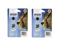 Epson Giraffe Confezione doppia Nero T0711H Inchiostri DURABrite Ultra