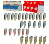 EPSON T0711-T0714 KIT 4 10 20 30 CARTUCCE COMPATIBILI NO OEM BK C M Y 14 ml