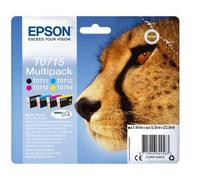 EPSON T0715 MULTIPACK CONFEZIONE DA 4 CARTUCCE INKJET NERO GIALLO CIANO MAGENTA