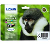 EPSON T0891 T0892 T0893 T0894 T0895 CARTUCCIA ORIGINALE Bk C M Y 5,8/3,5ml