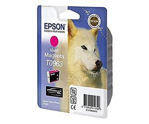Epson T0963 Cartuccia a Getto d'Inchiostro Pigmentato, Magenta