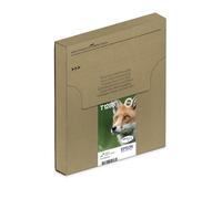 Epson T128 Serie Volpe Cartucce per stampante a getto d'inchiostro DURABrite Ultra, Multipack 4 colori (Nero, Ciano, Magenta, Giallo), Formato Standard, Stampe casa/ufficio, Confezione EasyMail