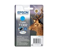 Epson T130 Serie Cervo, Cartuccia Originale Getto d'Inchiostro DURABrite Ultra, Formato XL, Ciano