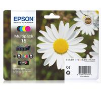 4x Originale Epson 18 Cartucce di Inchiostro XP102 XP202 XP212 XP215 XP302 XP305