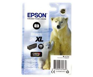EPSON T2631 26XL CARTUCCIA ORIGINALE NERO FOTO XP-600/XP-700/XP-800 [A BOX]