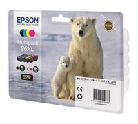 4 X Originale Inchiostro Epson 26XL Set Expression XP510 XP610 XP710 XP720 XP810
