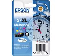 Epson Alarm clock 27XL DURABrite Ultra cartuccia d'inchiostro 1 pz Originale Resa elevata (XL) Ciano, Magenta, Giallo