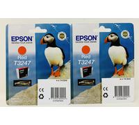 EPSON T3247 CARTUCCIA ORIGINALE ROSSO PER EPSON SURECOLOR P400/SC-P400 X 2PZ