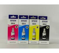 Epson T664 Ecotank Inchiostro Bottiglie Assortito Colori 70ml
