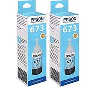 Epson T6735 Cartuccia d'Inchiostro Originale, Colore Ciano Chiaro (Confezione da 2)