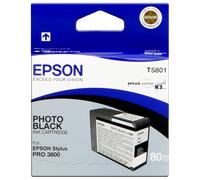 Epson T5801 Cartuccia d'inchiostro nero (foto) Originale C13T580100