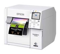 Epson ColorWorks C4000, Matt Black Ink, cutter, ZPLII, USB, Ethernet