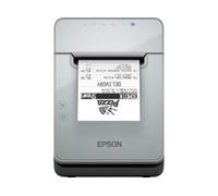 Epson TM-L100, 8 Punkte/mm (203dpi), Cutter, linerless, USB, Lightning, BT, Ethernet, schwarz Etikettendrucker, Thermodirekt, Aufl?sung: 8 Punkte/mm (203 dpi), Medienbreite (max): 80 mm, Rollendurchm