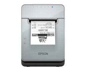 Epson TM-L100, 8 Punkte/mm (203dpi), Cutter, linerless, USB, Lightning, BT, Ethernet, schwarz Etikettendrucker, Thermodirekt, Aufl?sung: 8 Punkte/mm (203 dpi), Medienbreite (max): 80 mm, Rollendurchm