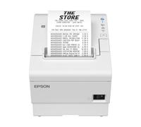 Epson TM T88VII (111) - Belegdrucker - Thermozeile - Rolle (7,95 cm) - 180 x 180 dpi - bis zu 500 mm/Sek. - USB 2.0, LAN, seriell, USB 2.0-Host - Cutter - wei?