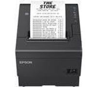 Epson TM T88VII (152) - Belegdrucker - Thermozeile - Rolle (7,95 cm) - 180 x 180 dpi - bis zu 500 mm/Sek. - USB 2.0, LAN, USB 2.0-Host - Cutter - Schwarz