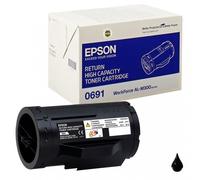 Epson Toner Originale Nero 0691 per WorkForce AL-M300DN Alta Qualità