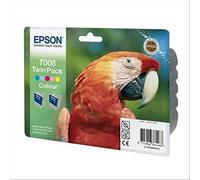 Epson Twin Pack T008 2 Cartucce Colori