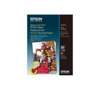 Epson Value Glossy Photo Paper C13S400036, 200 g/m2, A4, 50pz, lucido, bianco, carta fotografica