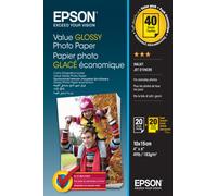 Epson Value Glossy Photo Papier Carta Bianco Originale C13S400044