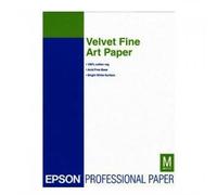 Epson Velvet Fine Art Paper S041637 C13S041637, 260 g/m2, A3+, 20pz, velluto, bianco, carta fotografica