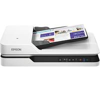 Epson Workforce DS-1660W scanner A4 piano WiFi, velocità 25 pagine minuto in b/n e colore, Alimentatore Automatico 50 fogli, include software per acquisizione, salvataggio e condivisione documenti