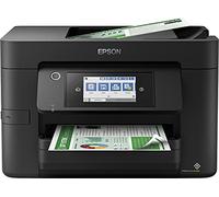 Epson WorkForce Pro WF-4825DWF, multifunzione 4 in 1: stampante fronte/retro/scanner/copiatrice/fax, A4, getto d'inchiostro a colori, Wifi Direct, Ethernet, caricabatterie, compatto