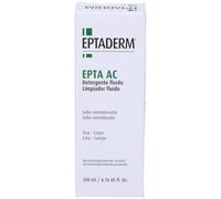 Epta AC, Detergente Fluido Sebo-Normalizzante per Viso e Corpo, 200 ml