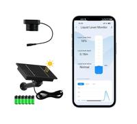 EPTTECH Smart TLC 2326-WF-S Tuya APP Pannello solare efficiente Batteria ricaricabile Monitor di livello del liquido WiFi Sensore di livello del serbatoio dell'acqua dell'olio impermeabile IP67