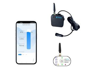 EPTTECH Smart TLC2326P Schermo di visualizzazione del rivelatore remoto Tuya Smart Life Mobile APP Liquido Acqua Olio Livello Serbatoio Monitor Sensore Controller Allarme intelligente Indicatore