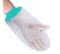Epunk Protezione per braccio impermeabile in silicone di grado medico per la doccia, copertura universale per lesioni al polso e alle mani, trasparente, riutilizzabile, 34,5 x 23,5 cm, per adulti e