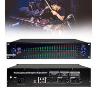EpuzEr Equalizzatore Audio a Doppio Spettro, Audio Effetto Digitale a 31 Bande, processore DSP Equalizador Palco KTV Sound System,EQ-888S