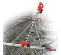 EpyGnom Macchina Vibrante per La Finitura del Cemento 6000 Giri/Min 9 velocità Regolabili Utensile Vibrante per Calcestruzzo Righello Vibrante per Livellamento del Calcestruzzo 2Battery-1.5m
