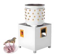 EpyGnom Spiumatrice Elettrica per Piume di Pollame Macchina Spennatrice Automatica Portatile per Polli in Acciaio Inossidabile per Uccelli Quaglie Piccioni e Altro Pollame
