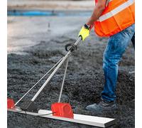 EpyGnom Staggia Elettrica Utensile Vibrante per La Finitura del Calcestruzzo 9 velocità Regolabili Scrematrice per Bordi 6000 Giri/Min Macchina per Massetto Cementizio 1Battery-1.8M