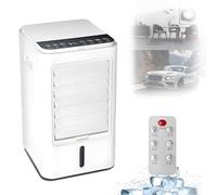 EpyGnom Ventilatore Refrigerante Ad Acqua Portatile Raffrescatore Evaporativo Personale per Auto con 3 velocità Touch Screen Condizionatore d'Aria Mobile Silenzioso per Casa Campeggio 12VHomeCar