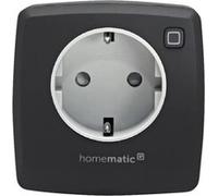 Homematic IP Smart Home 161621A0 - Presa dimmer a sezione di fase, colore antracite, spina intermedia digitale per app, Alexa & Google Assistant, risparmio energetico, potenza massima di commutazione