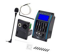 EQ 5-band chitarra acustica piezoelettrica Pickup Preamp Tuner System con schermo LCD