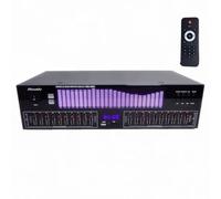 EQ-688 Equalizzatore di effetti stereo a 10 bande doppio con Bluetooth/USB, visualizzazione dello spettro