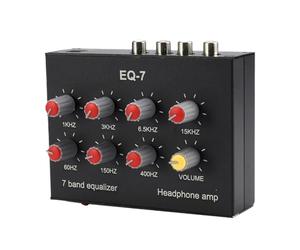 EQ-7 Amplificatore For Cuffie Audio For Auto Equalizzatore EQ A 7 Bande Equalizzatore Audio Digitale A 2 Canali