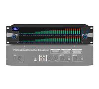 EQ grafico stereo a 31 bande, 2 canali professionali, 10 effetti preimpostati e regolazione indipendente di bassi/medi/alti, qualità audio in uscita HD, per studio di registrazione