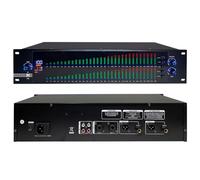 EQ grafico stereo a 31 bande, doppio equalizzatore stereo professionale a 31 bande, 10 effetti preimpostati, regolazione alti, medi e bassi, riduzione intelligente del rumore, per l'audio della barr