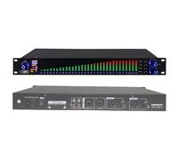EQ grafico stereo a 31 bande, equalizzatore grafico a 1 canale con 10 risultati preimpostati personalizzabili e riduzione automatica del rumore, condizionamento del segnale indipendente e debug del