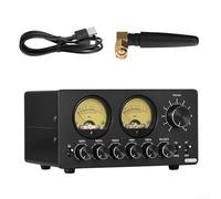 EQ5PRO 5-Band per equalizzatore equalizzatore con ricevitore, preamplificatore audio stereo, VU Meter vintage, bilanciato e ingresso AUX per sistemi audio Hi-Fi