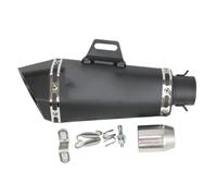 EQAUHYB G Compatibile con ZX6R per ZX10 Moto Marmitta Tubo di Scarico con Adesivi Db Killer Marmitta 36-51mm Universale(Type B)