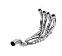 EQAUHYB Tubo di Scarico Moto Compatibile con Yamaha per XJ6 XJ6N Scarico Motocicletta per Escape Modified Tubo Collegamento Centrale Anteriore Motocicletta Senza Silenziatore 51 Mm