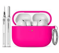 EQD Custodia per AirPods Pro 3, materiale in silicone liquido - Rose Red