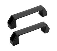 EQEQE Cinghia for maniglia for bagagli, cinghia di trazione, 1 pz. Maniglia di trazione 180 mm Distanza fori Plastica for armadietto domestico Cassetto porta Nero(150mm)