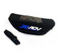 EQJSHL Borsa Da Manubrio Per Moto Per H&onda X-ADV X-ADV 750 150 125 150 350, Borsa Portaoggetti Impermeabile, Borsa Navigatore, Borse Porta Attrezzi Borse da sella e in pelle(Nero 3)